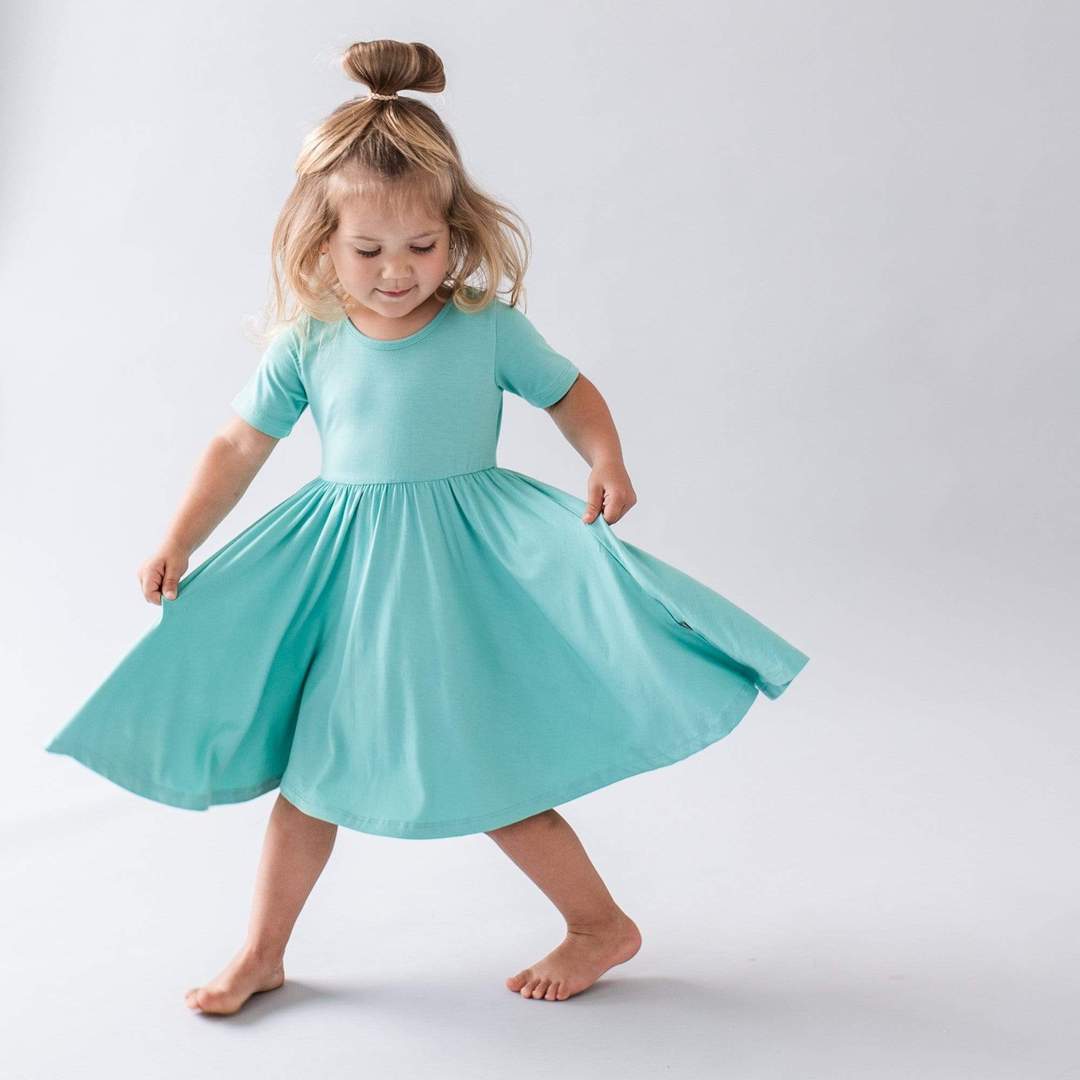 KYTE BABY TWIRL DRESS JADE Magic Piper
