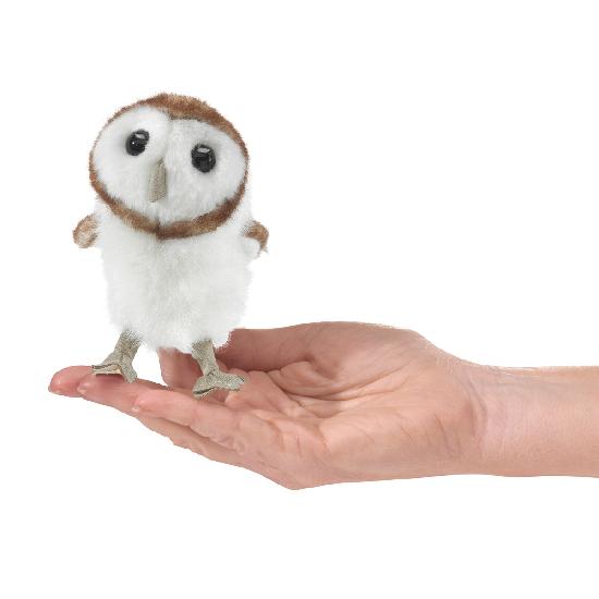 FOLKMANIS FINGER PUPPET - BARN OWL – Magic Piper