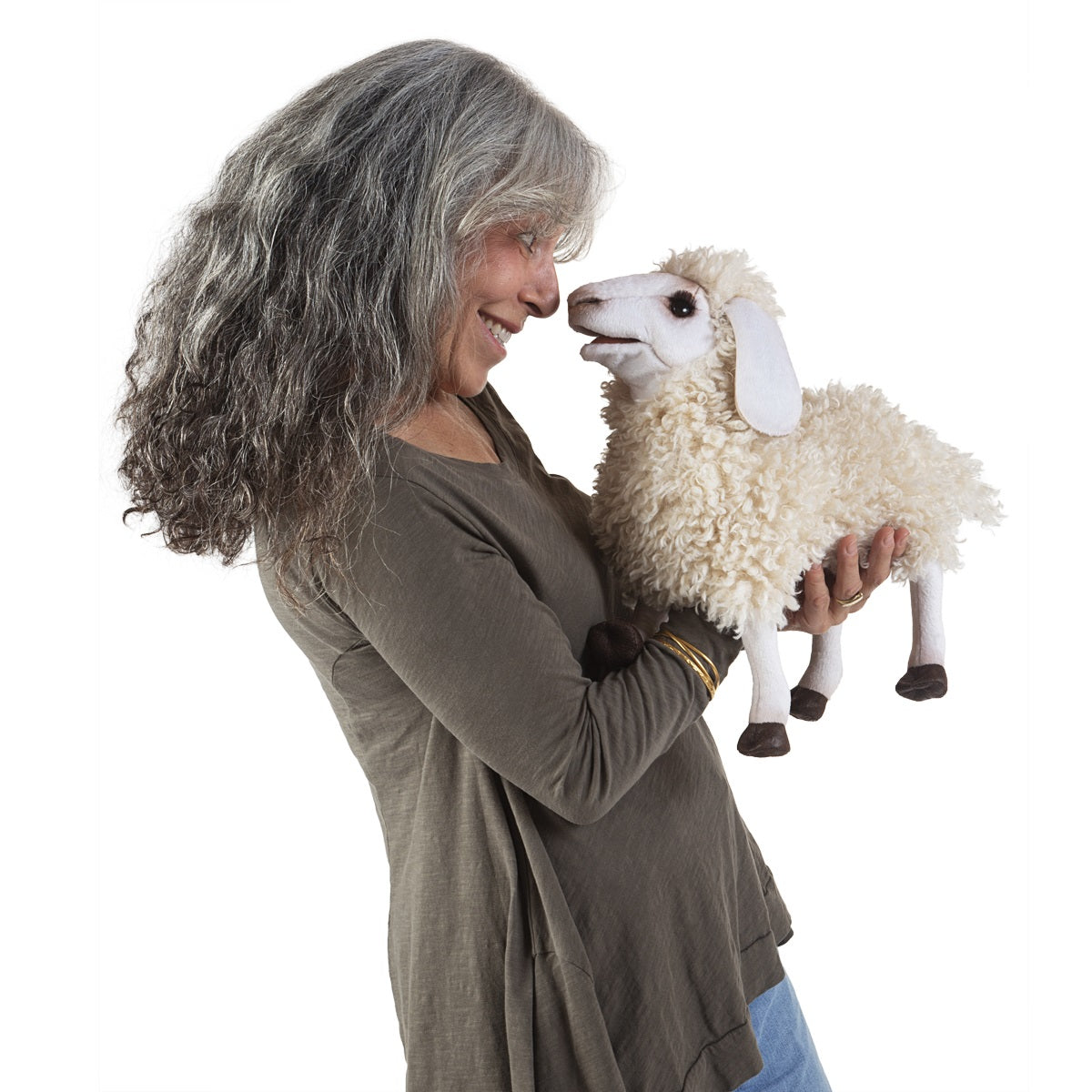 FOLKMANIS PUPPET - WOOLLY SHEEP – Magic Piper