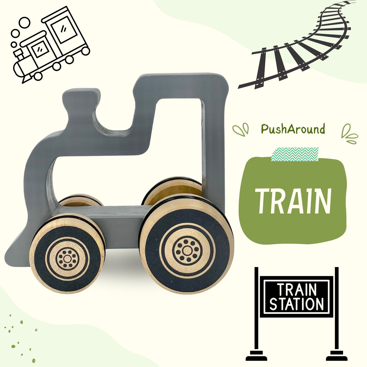 BEGINAGAIN PUSH AROUND TRAIN – Magic Piper