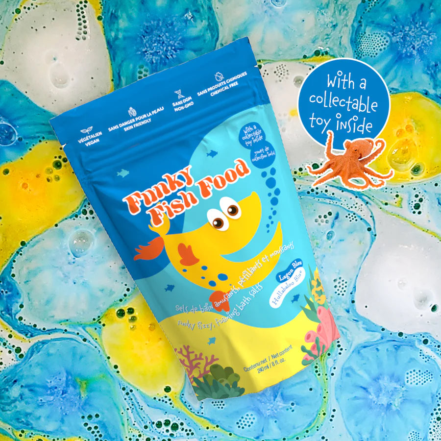 LOOT TOY CO FUNKY FISH FOOD - HULLABALOO BLUE – Magic Piper
